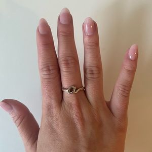 James Avery Letter A Initial Ring